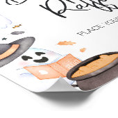 Poster Orange Little Boo Halloween Diner Raffle (Coin)