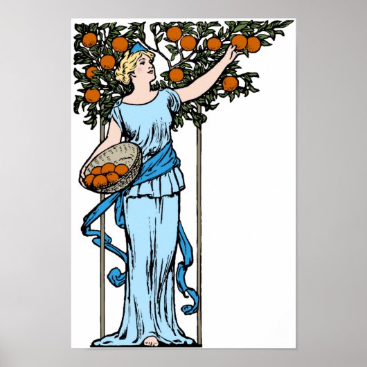 Poster Orange Maiden (Devant)