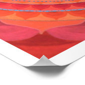 Poster Orange Mandala (Coin)