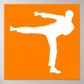 Poster Orange Martial Arts (Devant)