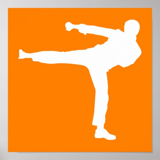 Poster Orange Martial Arts (Devant)