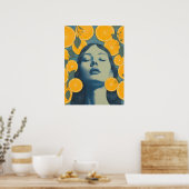 Poster Orange Oasis : Célébration de la vitalité (Cuisine)