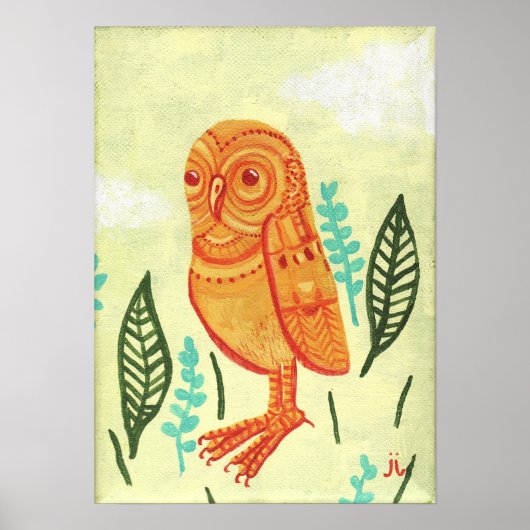 Poster Orange_Owl (Devant)