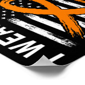 Poster Orange Pour Mon Frère Leucémie Conscience Mois Gue (Coin)