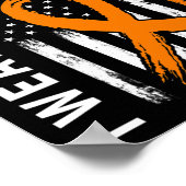 Poster Orange Pour Mon Godson Leukemia Cancer Awareness A (Coin)