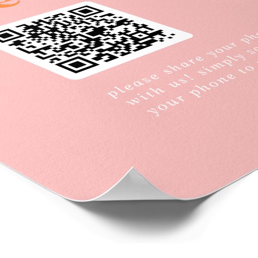 Poster Orange rose d'été rétro do-it-yourself capter le s (Coin)