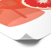 Poster Orange sanguine (Coin)