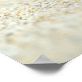 Poster Orange Scallop Shell Standing Upright In Sand (Coin)