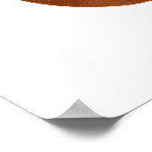 Poster Orange Shapes Art Print Layered Rounded Forms (Coin)