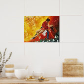 Poster Orange Splash (Cuisine)