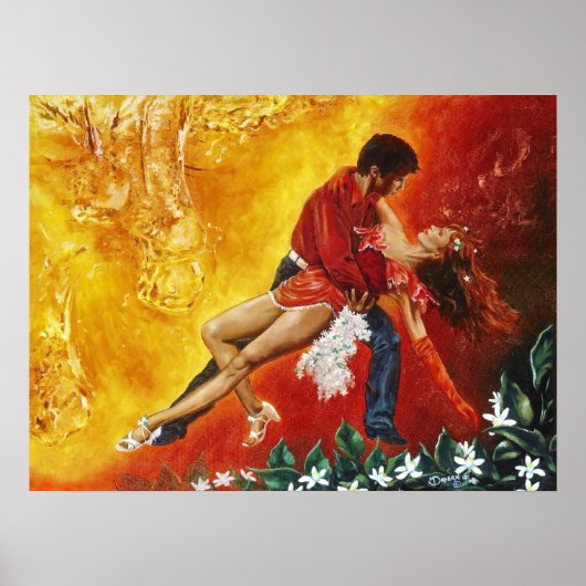 Poster Orange Splash (Devant)