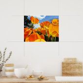 Poster Orange Tulip Reaching for the Sky (Cuisine)