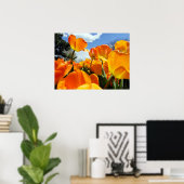 Poster Orange Tulip Reaching for the Sky (Bureau à domicile)