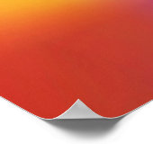Poster Orange violet jaune et rose Abstrait brillant #2 (Coin)