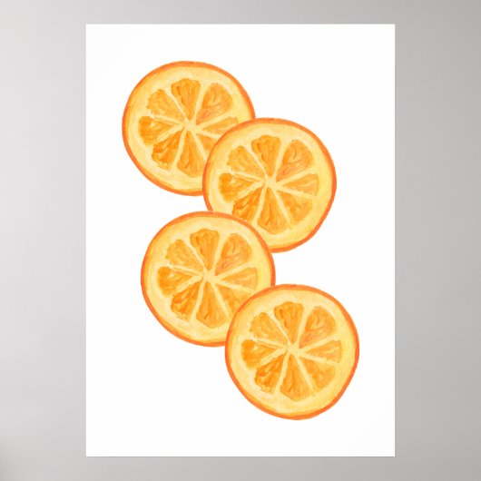 Poster Oranges (Devant)