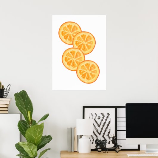 Poster Oranges (Bureau à domicile)