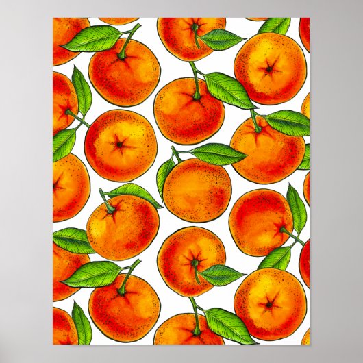 Poster Oranges (Devant)