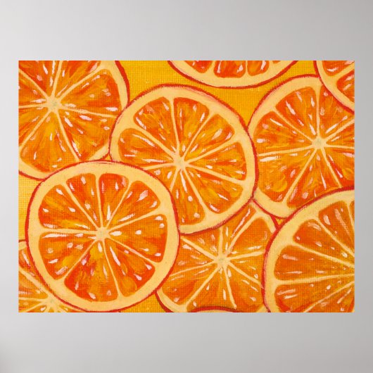 Poster Oranges (Devant)
