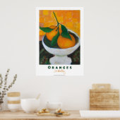 Poster Oranges (Cuisine)