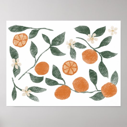 Poster Oranges (Devant)