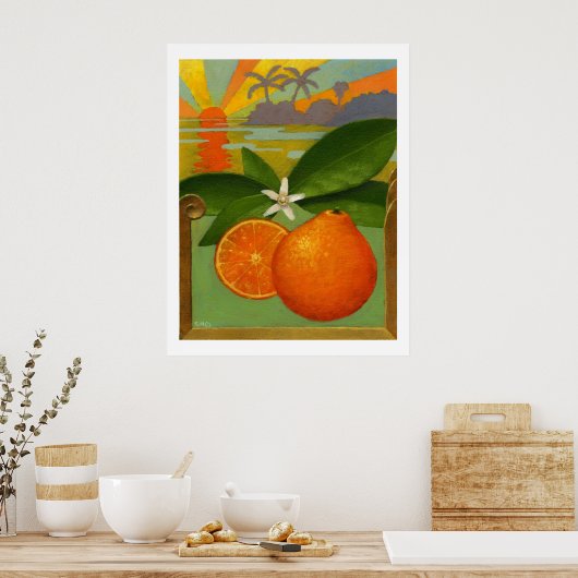 Poster Oranges (Cuisine)