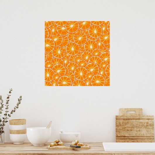 Poster Oranges (Cuisine)