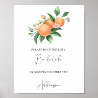 Oranges - aident la mariée occupée Adresse