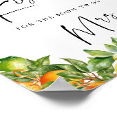 Poster Oranges Citron Citron combien de baisers fête de m (Coin)