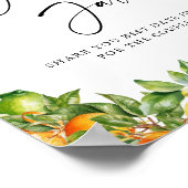 Poster Oranges Citron Citrus douche nuptiale Date Jar Gam (Coin)