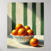 Poster Oranges Cuisine Fruit Eté Mur tendance (Devant)