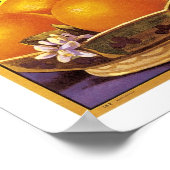 Poster Oranges de Haute Ball California (Coin)