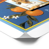 Poster Oranges de marque Blue J First-Ade (Coin)