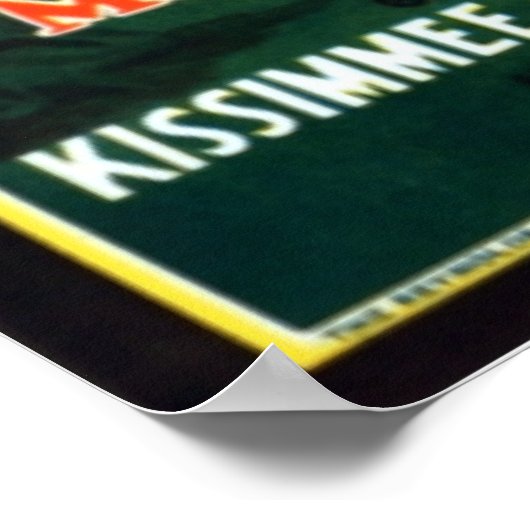 Poster Oranges et pamplemousses de cowboy en Floride (Coin)