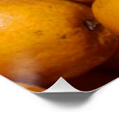 Poster Oranges fruits Floride marché orange (Coin)