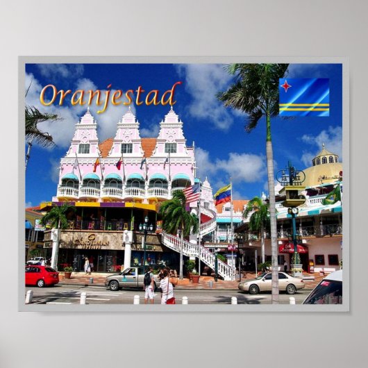 Poster Oranjestad - Royal Plaza - Aruba - (Devant)