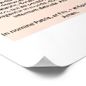 Poster Oratio ad Sanctum Michaël (Coin)