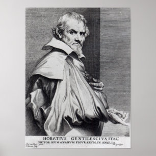Poster Orazio Gentileschi, from van Dyck's