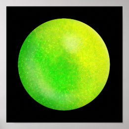 Poster Orb de galaxie de chaux - Gramme et marbre vert de