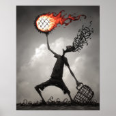 Poster orbe brillante (Devant)