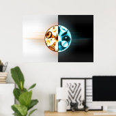 Poster Orbe Fusieux (Bureau à domicile)