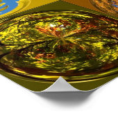 Poster orbes automne ou automne (Coin)