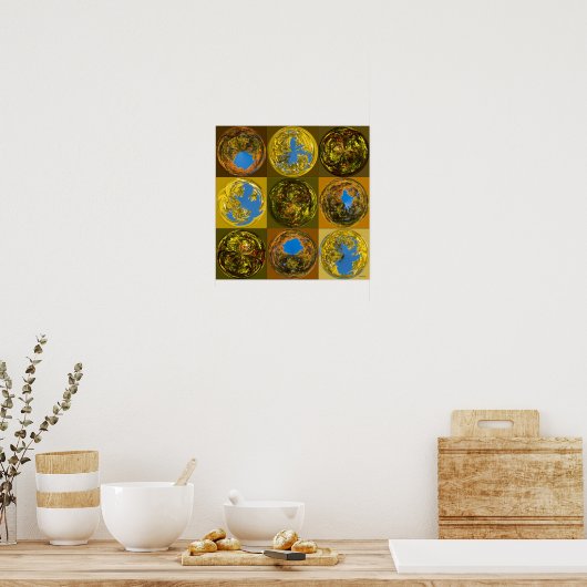 Poster orbes automne ou automne (Cuisine)