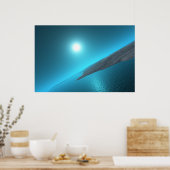 Poster Orbite bleue (Cuisine)