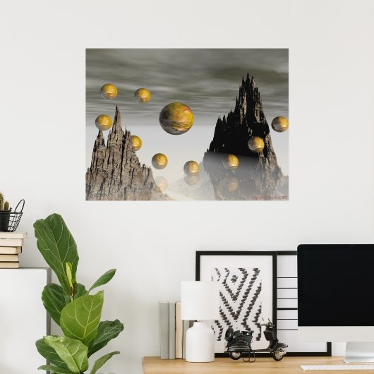 Poster Orbite mystique (Bureau à domicile)