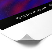 Poster Orbite nébuleuse (Coin)