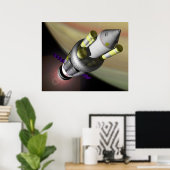 Poster Orbiter Orion du projet NASA (Bureau à domicile)