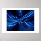 Poster Orbites bleues (Devant)