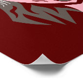 Poster Orc rose fille (Coin)