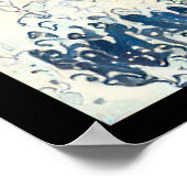 Poster Orca brèche style kanagawa (Coin)