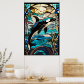 Poster Orca en verre tendu (Cuisine)
